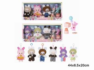 6 INCH DOLL 3PCS,