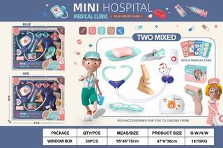 DOCTOR SET W/SOUND 12PCS,