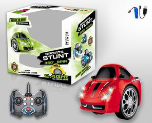 2.4G 8 CHANNEL R/C STUNT CAR W/LIGHT,