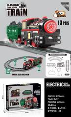 B/O TRACK TRAIN W/MUSIC 13PCS,