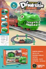 B/O TRACK TRAIN W/MUSIC 15PCS,