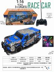 1:16 4 CHANNEL R/C CAR W/LIGHT,