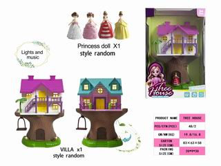 VILLA SET W/LIGHT & MUSIC,