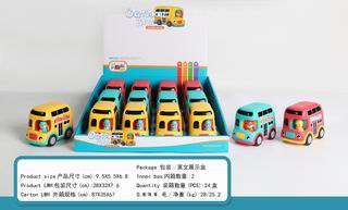 FRICTION BUS 12PCS,