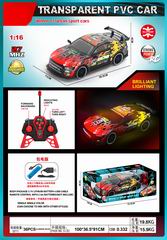 1:16 4 CHANNEL R/C CAR W/LIGHT,