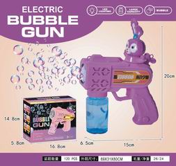 B/O BUBBLE GUN W/LIGHT,