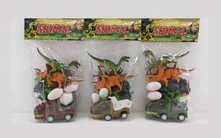 DINOSAUR CAR SET,