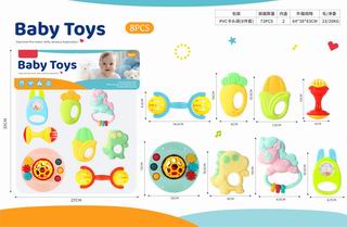 BABY RATTLE 8PCS,