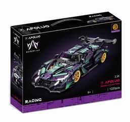 1:14 4 CHANNEL R/C BUILDING BLOCK CAR 1220PCS,