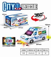 B/O POLICE CAR W/LIGHT & SOUND,