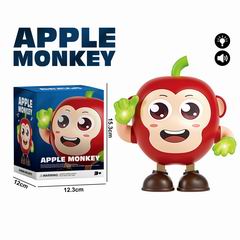 B/O DANCING APPLE MONKEY W/LIGHT & MUSIC,