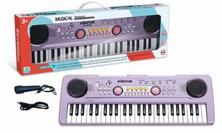 ELECTRONIC ORGAN W/MICROPHONE,