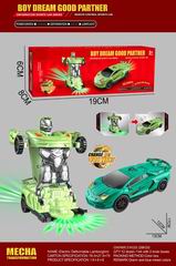 B/O DEFORMATION CAR W/LIGHT & SOUND,