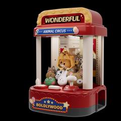 B/O CLAW MACHINE W/LIGHT & MUSIC,