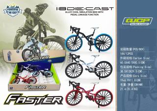 1:8 ALLOY MOUNTAIN CYCLING 12PCS,