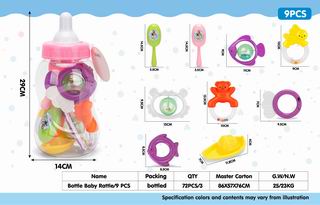 BABY RATTLES 9PCS,