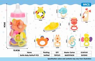 BABY RATTLES 9PCS,