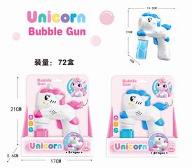 B/O BUBBLE GUN W/LIGHT,