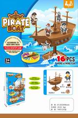 PIRATE BOAT GAME 16PCS,