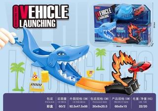 CATAPULT TRACK CAR 12PCS,