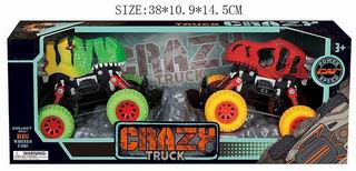 PULL BACK DINOSAUR CAR 2PCS,