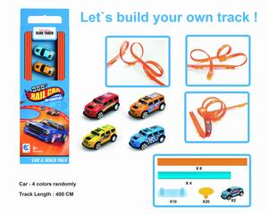 DIY PULL BACK TRACK CAR,