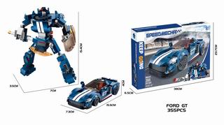 DEFORMATION BUILDING BLOCK CAR 355PCS,