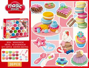 COLOR DOUGH SET 15CANS,