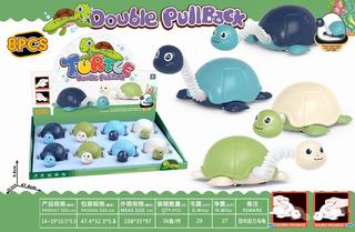 PULL BACK TURTLE 8PCS,