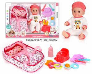 14 INCH DOLL W/SOUND,