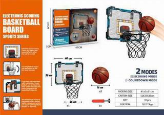 ELECTRONIC SCORING BASKETBALL BOARD W/LIGHT,