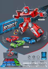 FRICTION DEFORMATION CAR 8PCS,