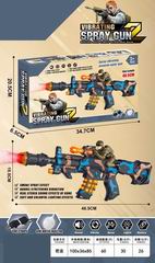 B/O GUN W/LIGHT & SOUND & SPRAY,