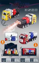 1:50 PULL BACK TRUCK W/LIGHT & SOUND & SPRAY 8PCS,