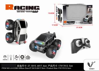 2.4G R/C STUNT CAR W/LIGHT & MUSIC,