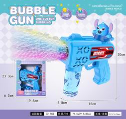 B/O BUBBLE GUN W/LIGHT,