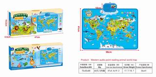 ANIMAL WORLD MAP W/SOUND,