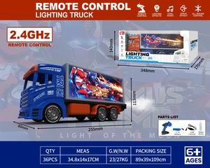 2.4G 8 CHANNEL R/C TRUCK W/LIGHT & MUSIC & SPRAY,