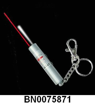 KEYCHAIN W/LASER,LIGHT,3PCS BATTERY,PRODUCT SIZE IS 13.7*1cm,WEIGHT IS 20g.OPPB,
