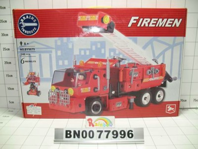 B/O DIY FIRE ENGINE.BOX,
