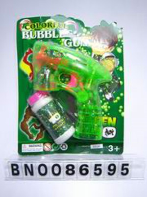 B/O BEN10 BUBBLE GUN W/LIGHT,MUSIC.BC,