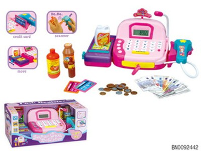 CASH REGISTER. OPEN BOX,