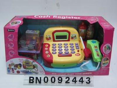 CASH REGISTER. OPEN BOX,