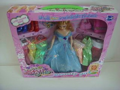 11 INCH DOLL. W/B,