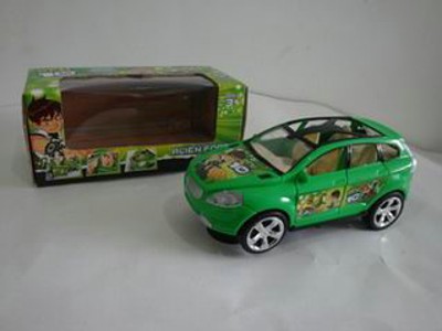 B/O W/LIGHT MUSICAL BEN 10 CAR.W/B,