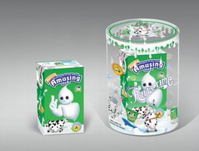 B/O DANCING MILK BOX  W/MUSIC. BOX,